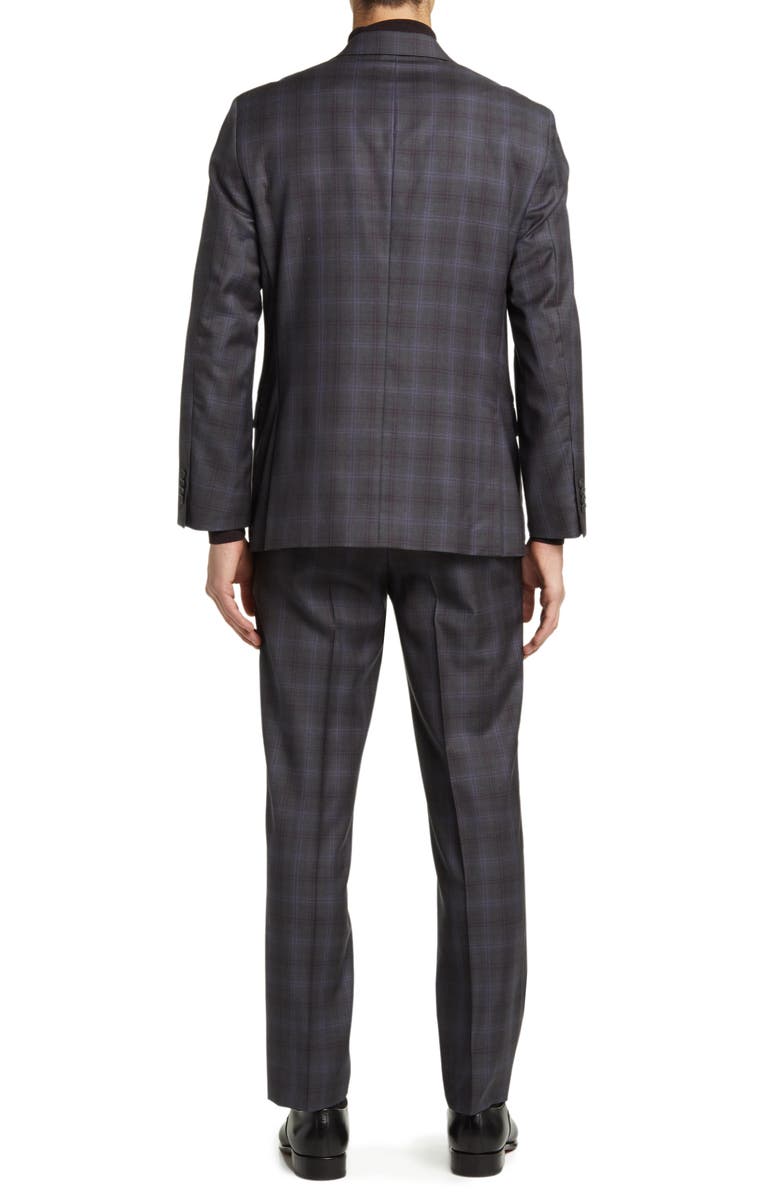 DANIEL HECHTER Norris Plaid Wool Suit, Alternate, color,