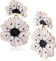 JARDIN Floral Statement Drop Earrings