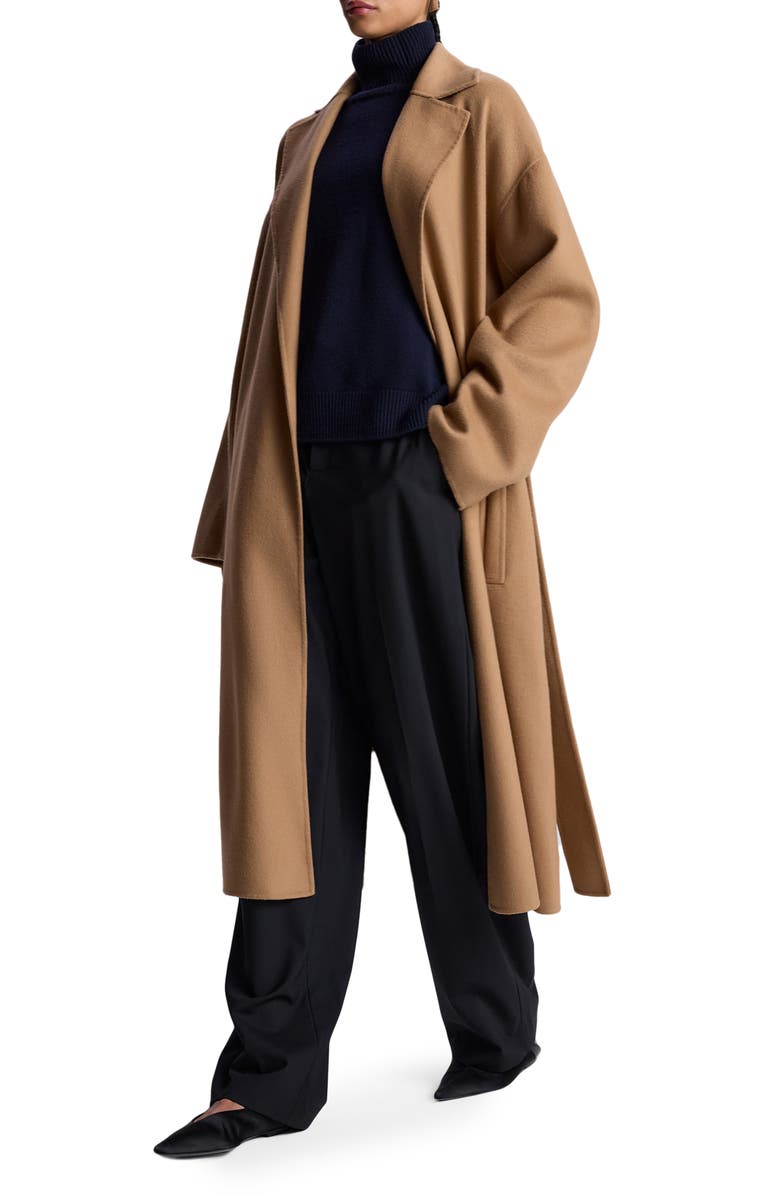 A.L.C. Peter Wool & Cashmere Blend Wrap Coat, Main, color, Camel