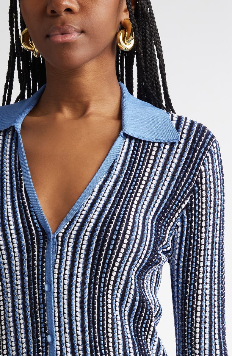 Ramy Brook Ivana Stripe Cardigan, Alternate, color, 