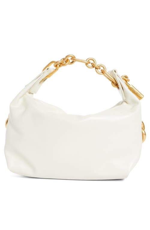 Balmain Mini Sync Leather Top Handle Bag