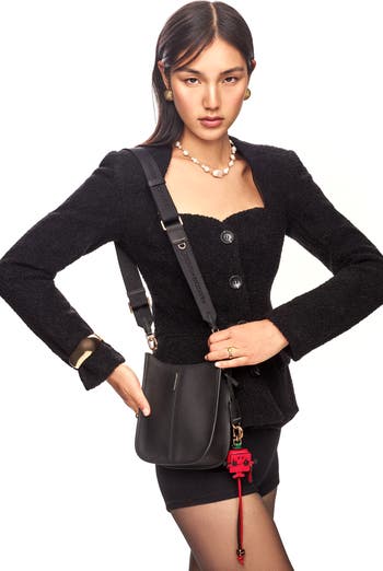 MAISON de SABRÉ Leather Mini Saddle Bag | Nordstrom