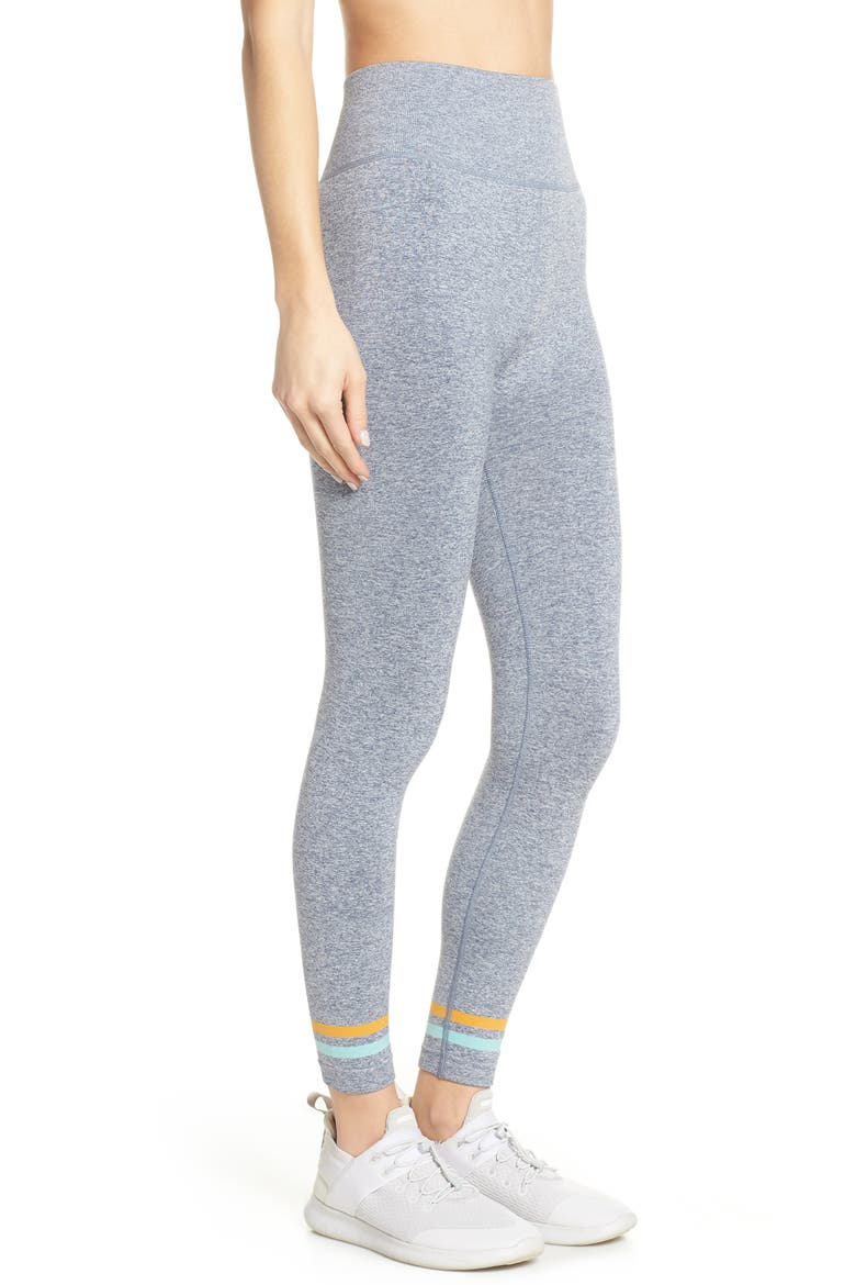 Seamless Skull Jacquard Tights, Alternate, color, GREY