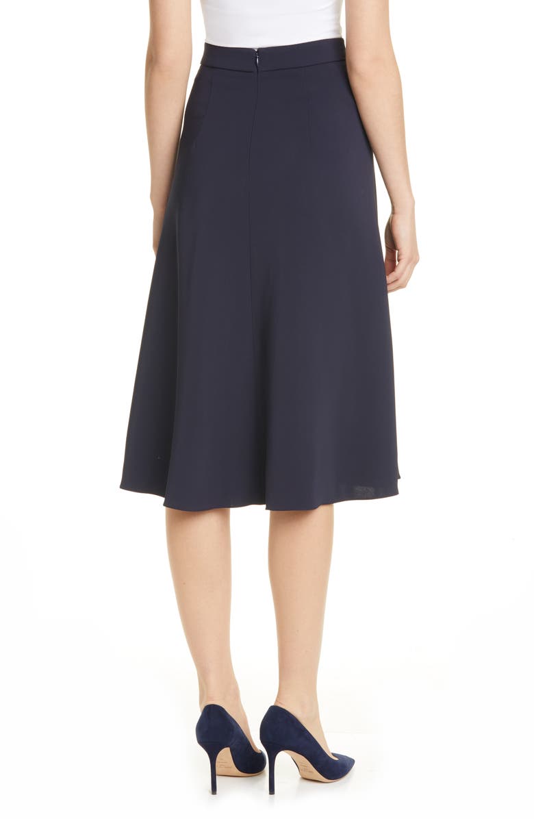 CUSHNIE Slit Hem High Waist Skirt, Alternate, color,