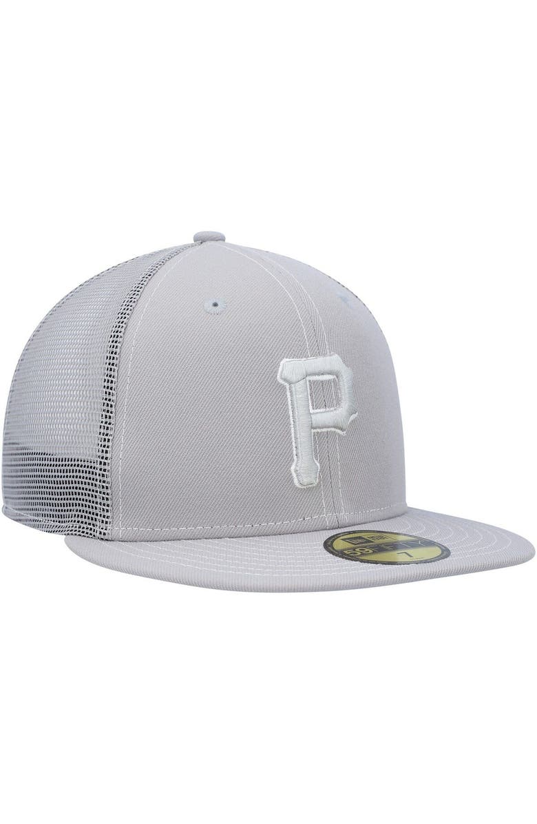 New Era Men's New Era Gray Pittsburgh Pirates 2023 On-Field Batting Practice 59FIFTY Fitted Hat, Alternate, color, Gray