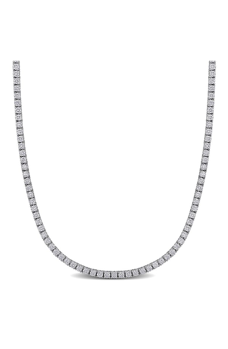 Julianna B. Lab-Grown Diamond Tennis Necklace 14k, Main, color,