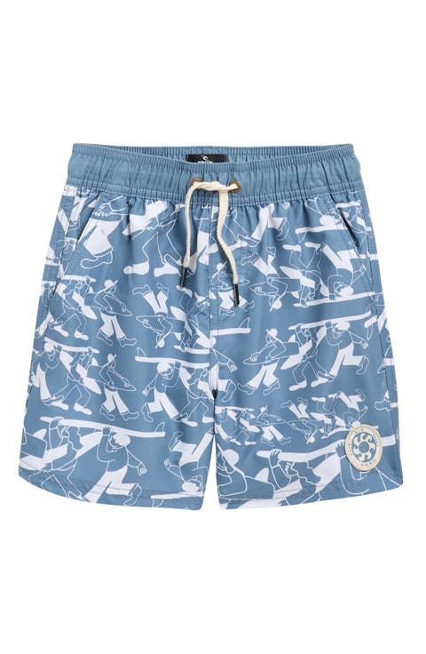 Kids' Printed Swim Trunks (Toddler & Little Kid)
