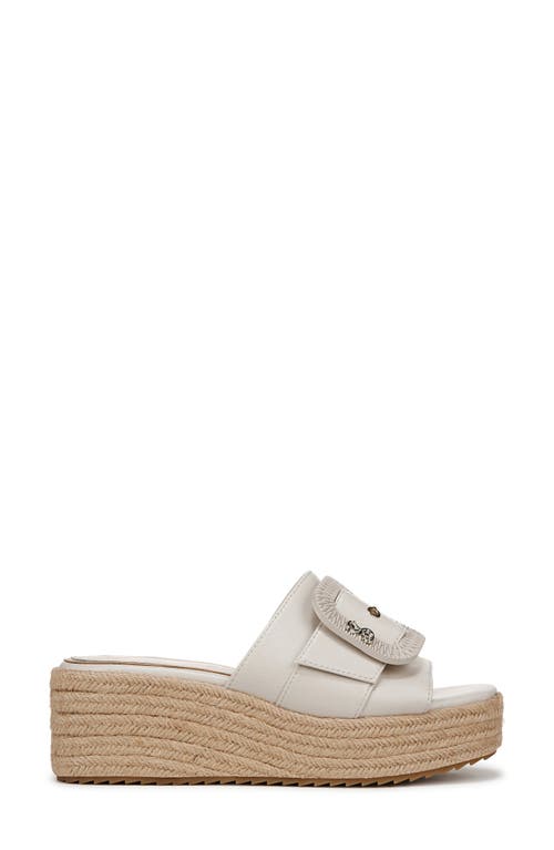 Sam & Libby Crysta Platform Wedge Sandal In White