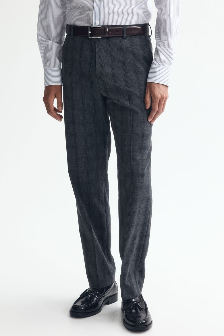 Regular-fit Suit Pants, Alternate, color, Navy blue/plaid