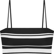 Lauren Ralph Lauren Stripe Longline Bikini Top