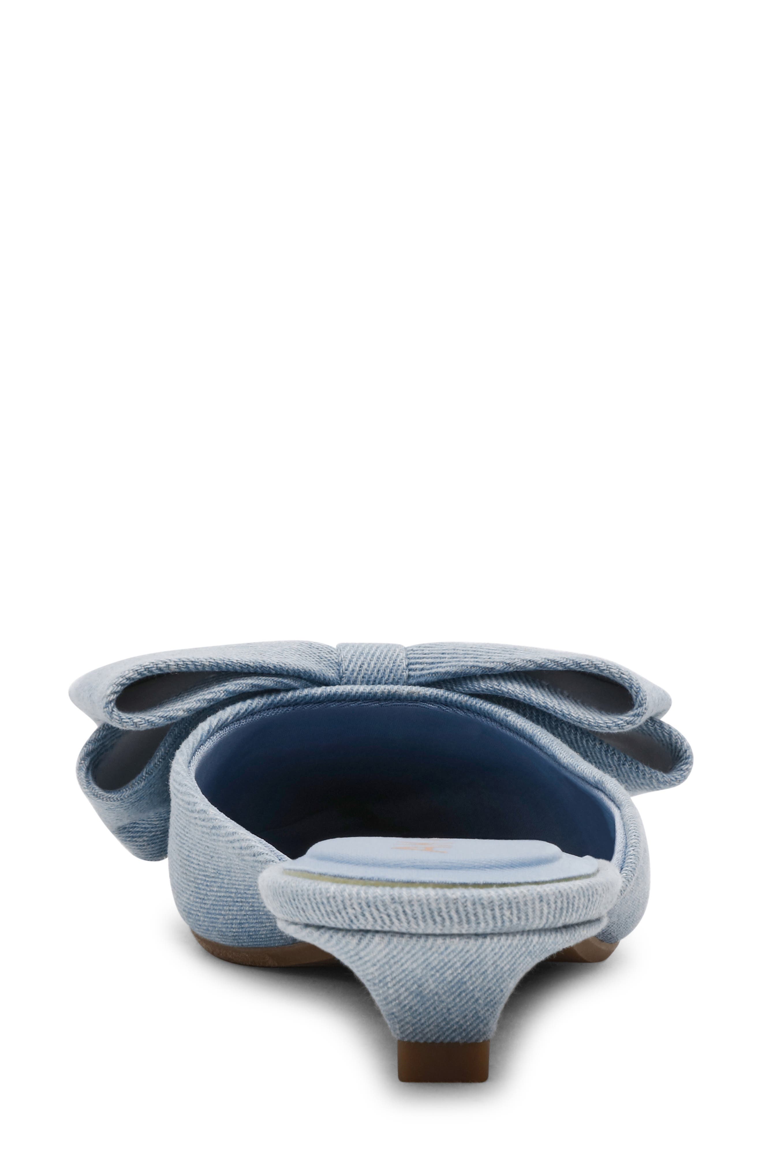 Anne Klein Talah Pointed Toe Mule, Alternate, color, Denim Blue