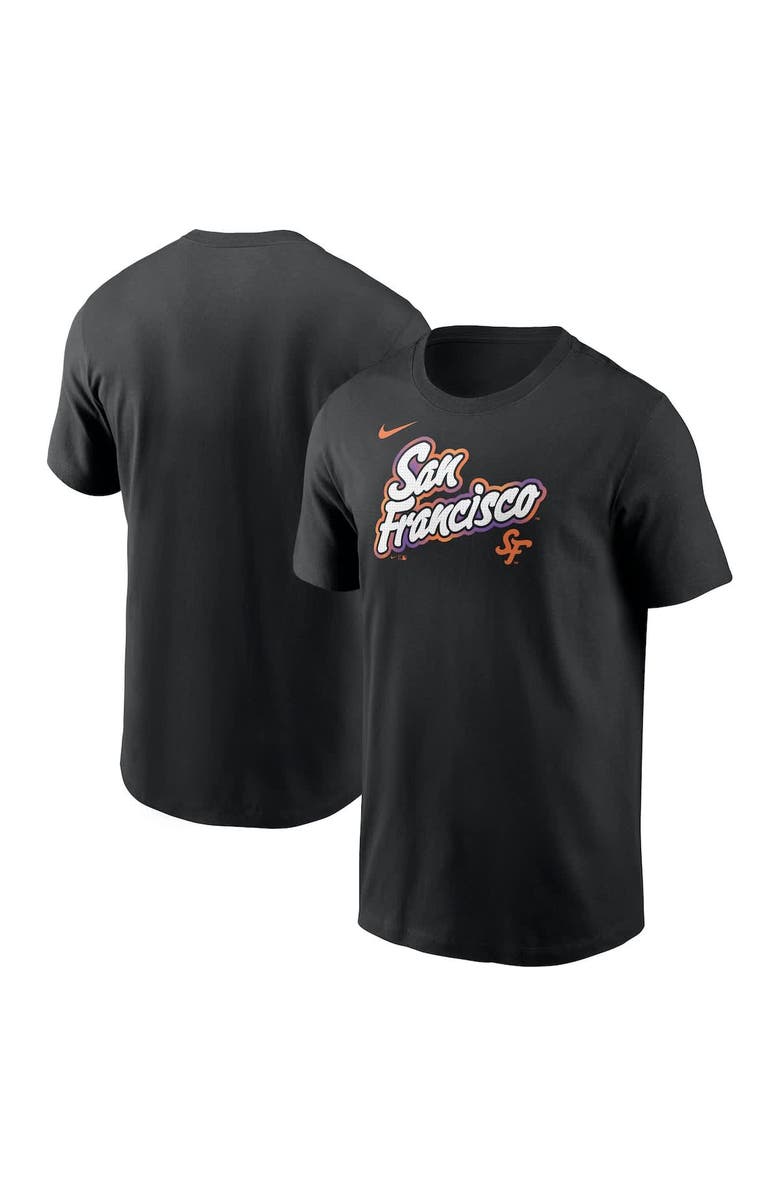 Nike Men's Nike  Black San Francisco Giants 2025 City Connect Wordmark T-Shirt, Main, color, Black