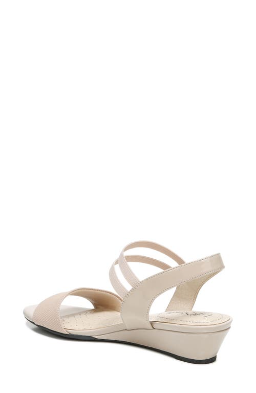 Lifestride Yolo Womens Solid Ankle Strap Wedge Sandals In Multi