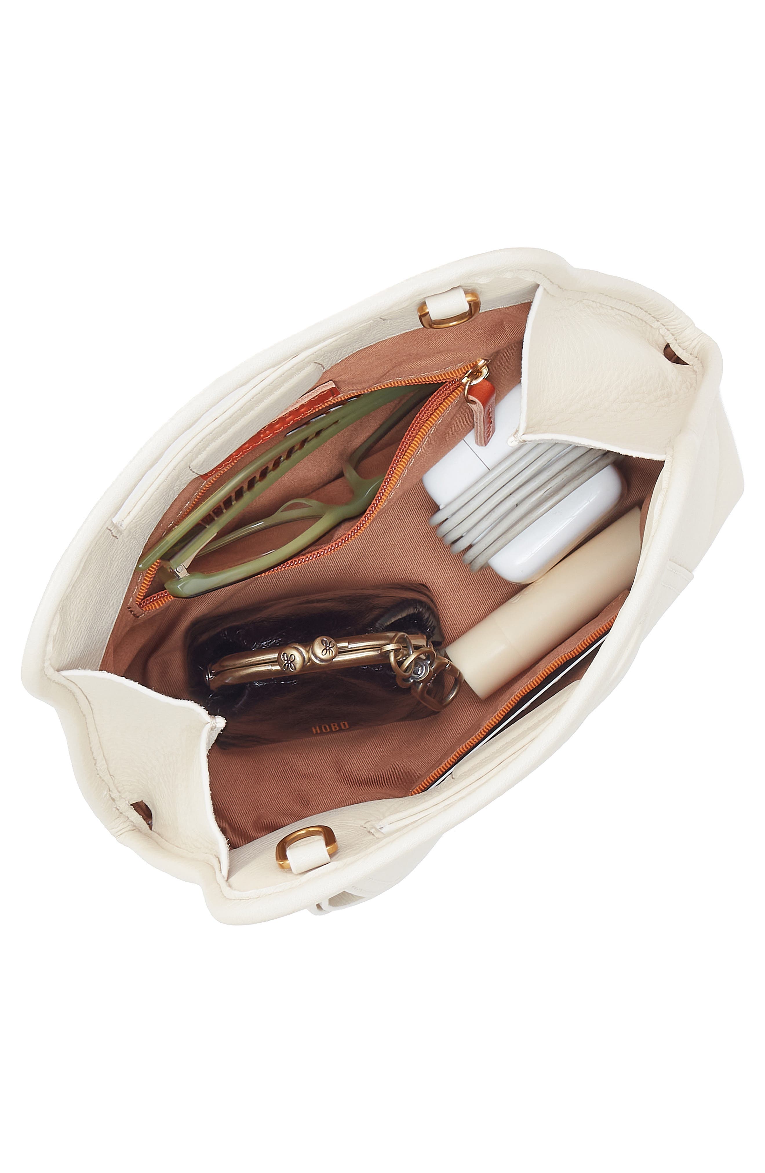 HOBO Ace Leather Crossbody Bag, Alternate, color, Coastal Cloud