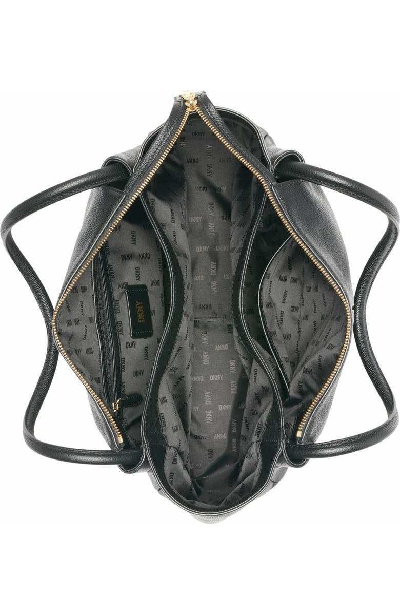 DKNY Sabina Tote Bag, Alternate, color, Blk/Gold