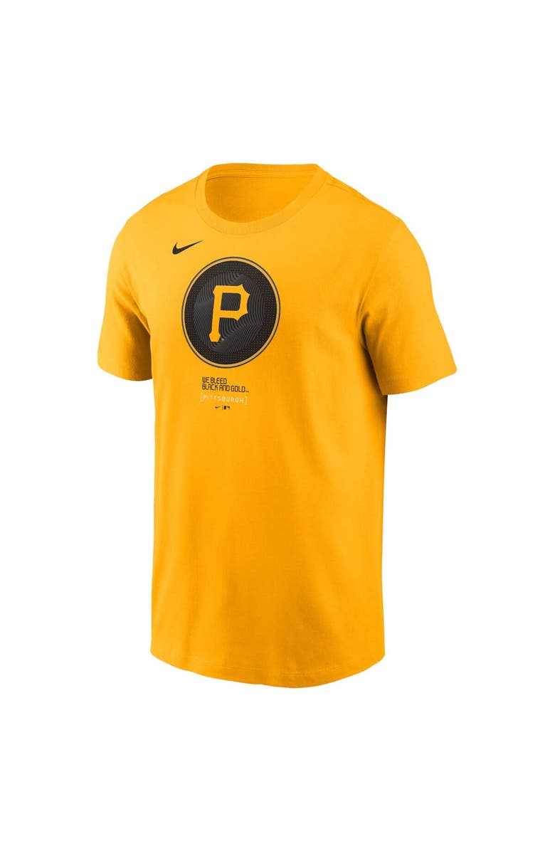 Nike Men's Nike Gold Pittsburgh Pirates City Connect Large Logo T-Shirt, Alternate, color, 