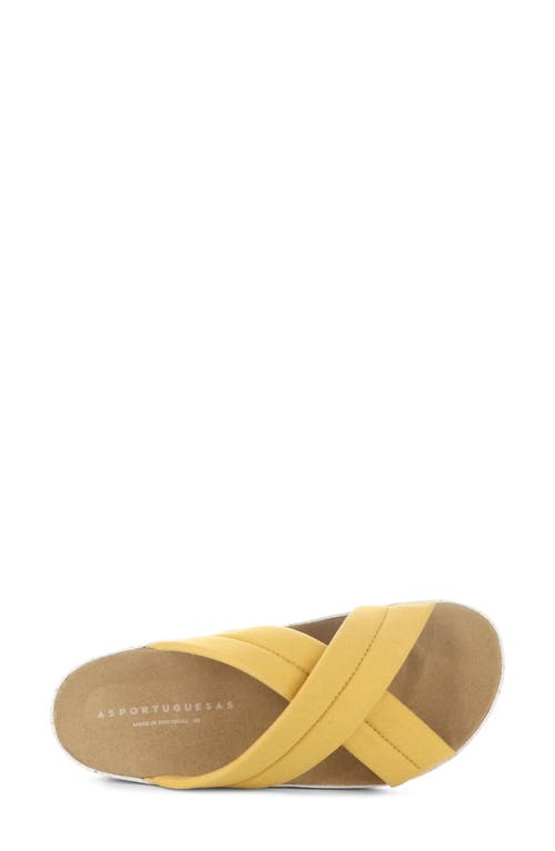 Asportuguesas By Fly London Curr Slide Sandal In Sunset