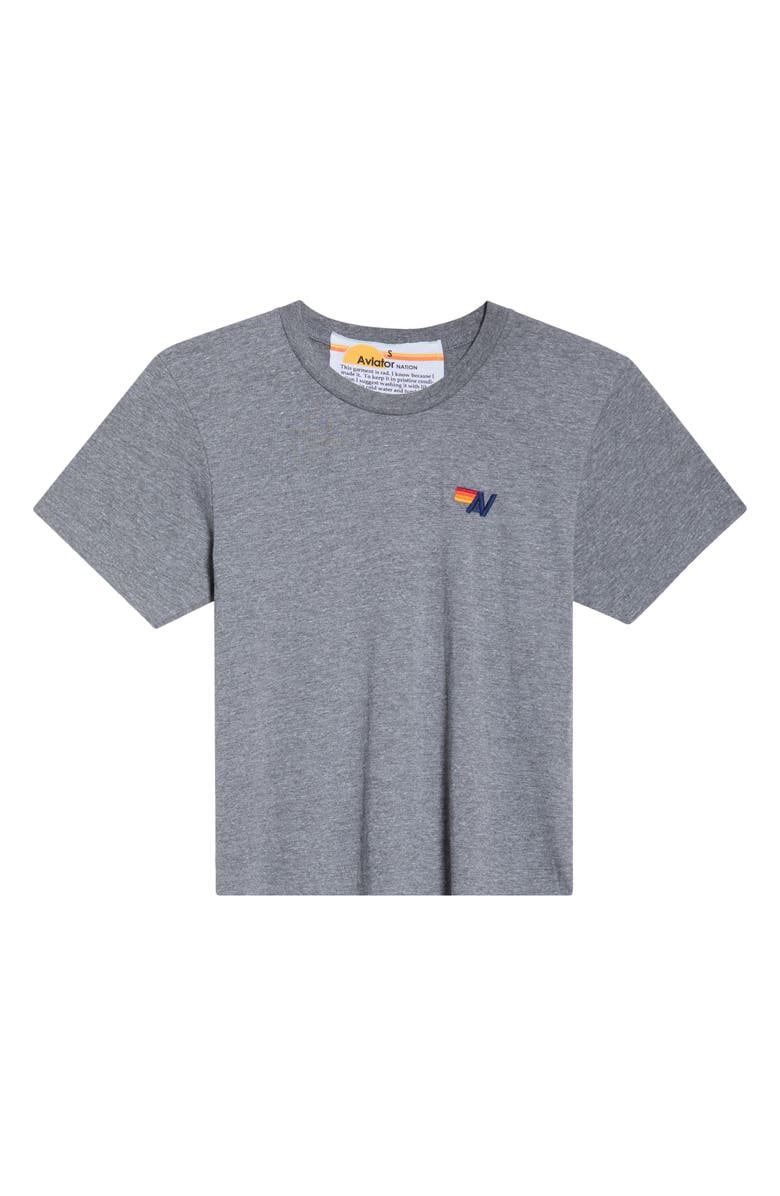 Aviator Nation Boyfriend T-Shirt, Alternate, color, Heather Grey