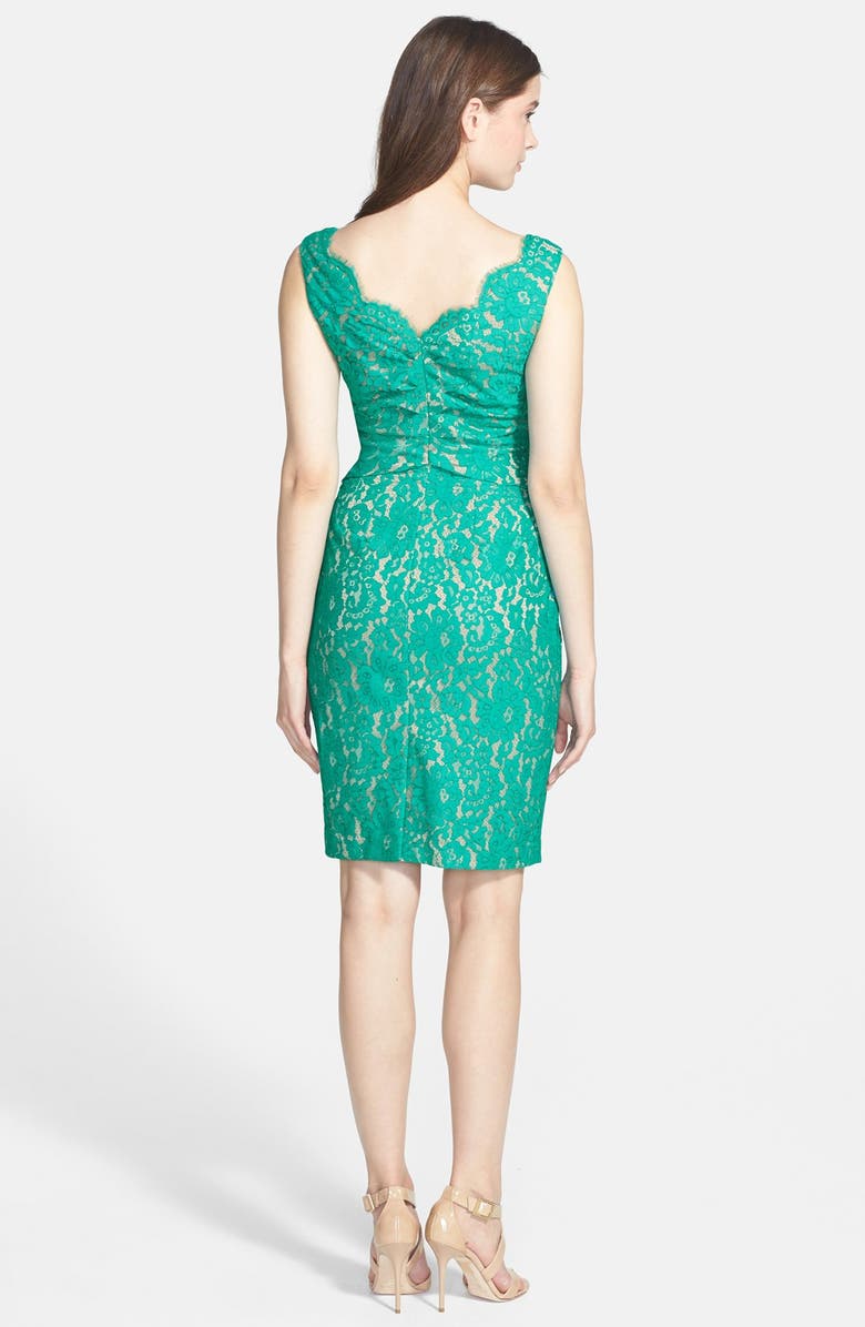 Eliza J Sleeveless Lace Dress, Alternate, color,