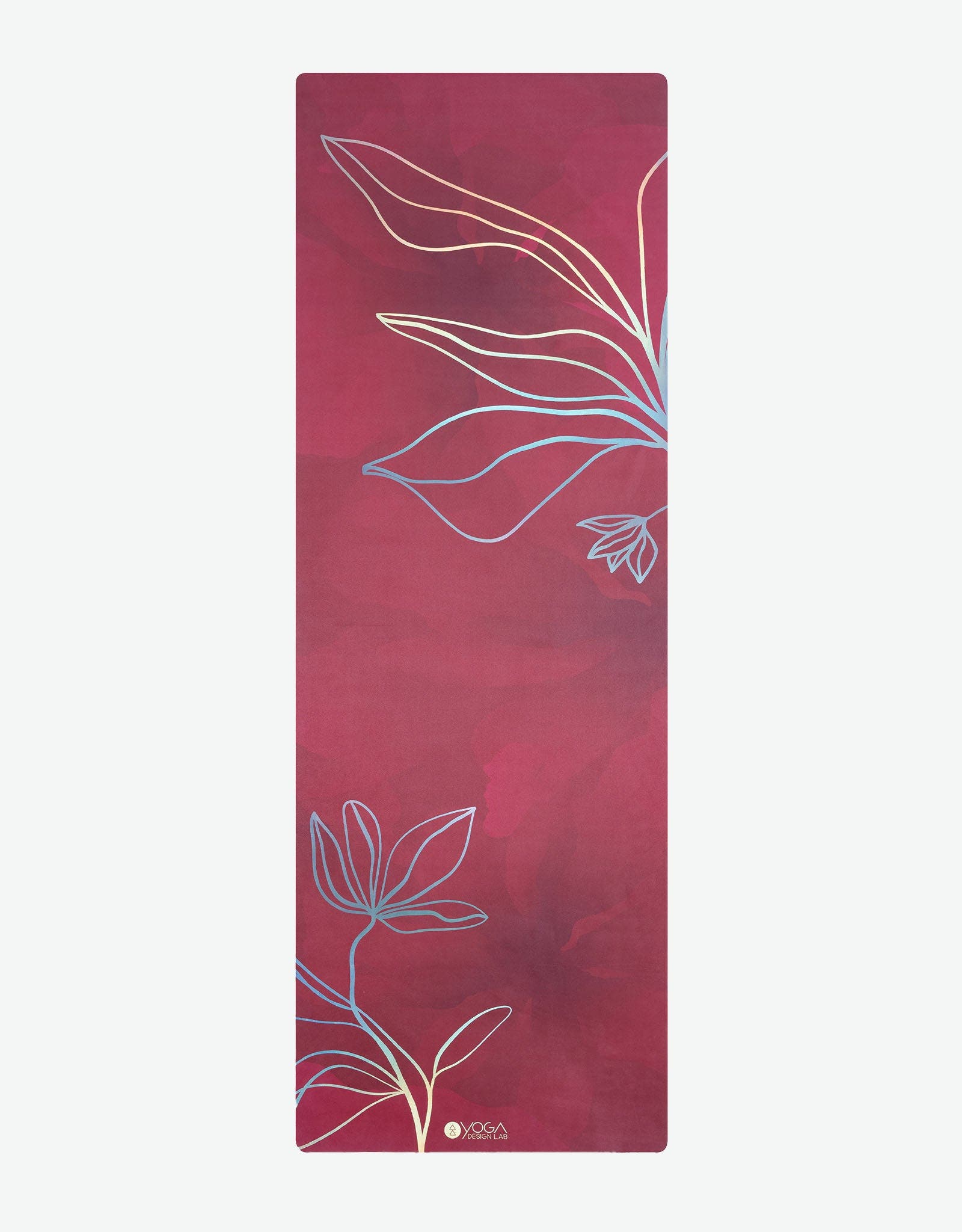 Yoga Design Lab Combo Travel Yoga Mat - 2-in-1 in Iris 