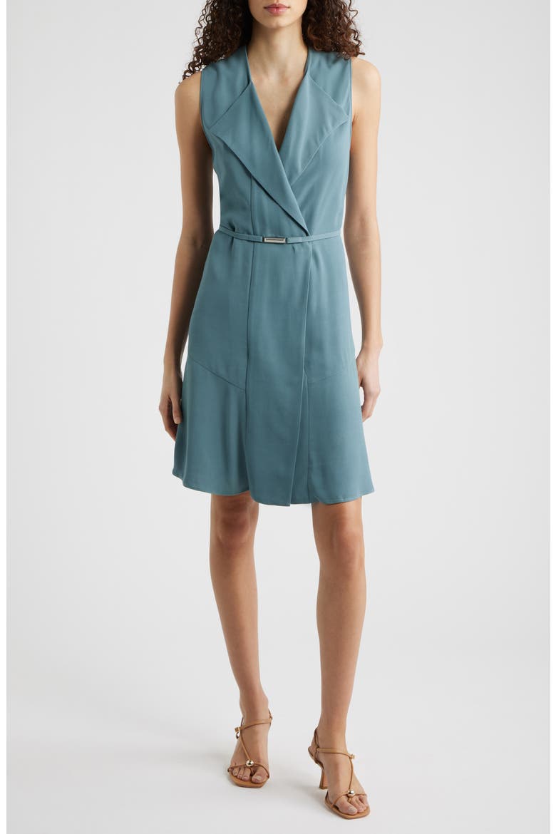 Dimosa Wrap Front Minidress, Main, color, REEF