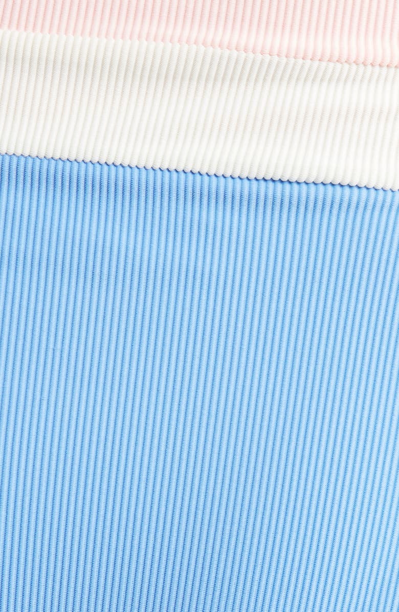 Beach Riot Heidi Colorblock High Waist Bikini Bottoms, Alternate, color, Alps Color Block