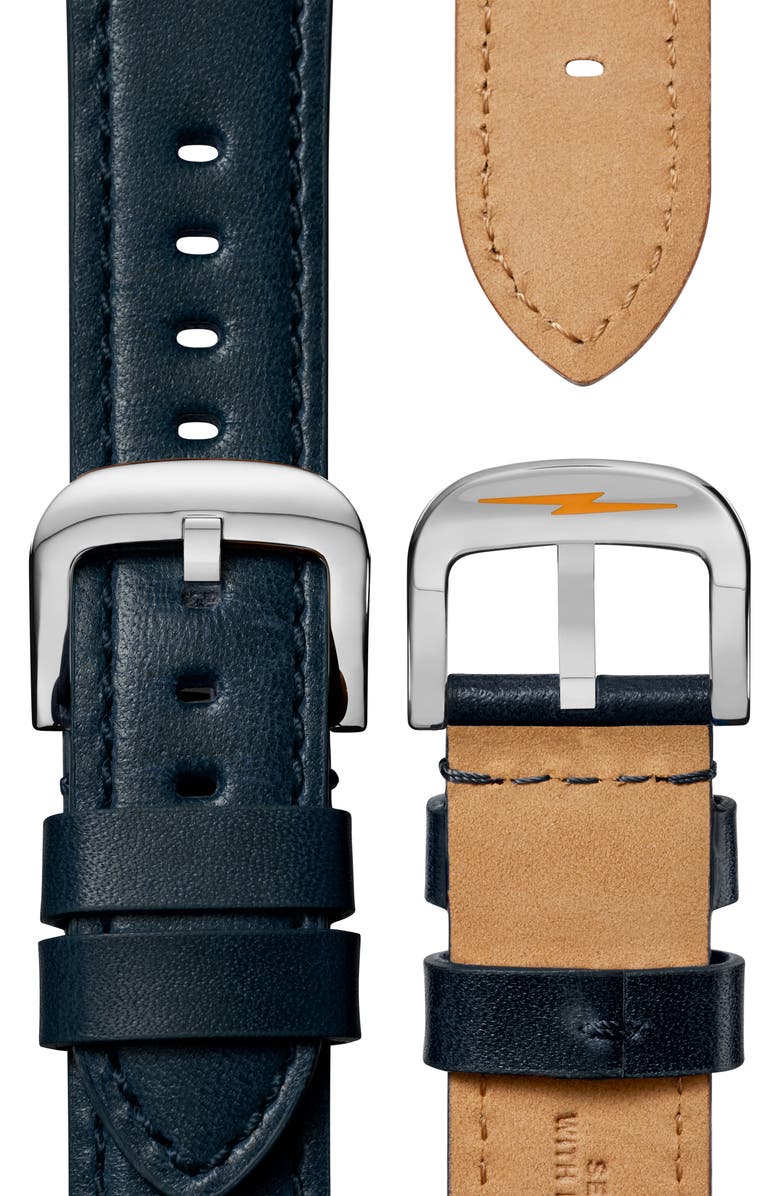 Shinola The Canfield Model C56 Leather Strap Watch, 43mm, Alternate, color, 