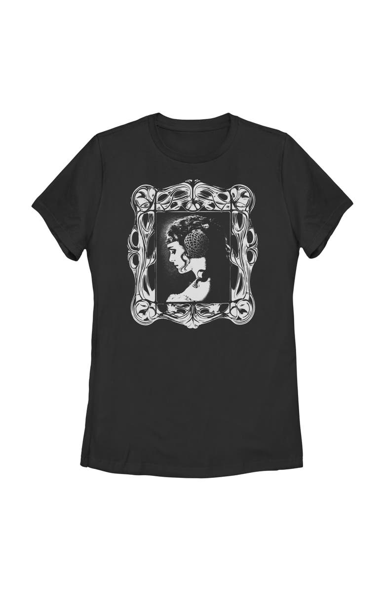 Star Wars: Attack of the Clones Women's Star Wars Attack of the Clones Framed Padme Profile Graphic T-Shirt, Main, color, Black