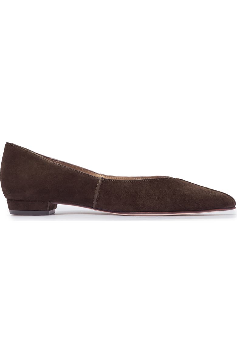 Bernardo Footwear Lana Ballet Flat, Main, color, Dark Chocolate