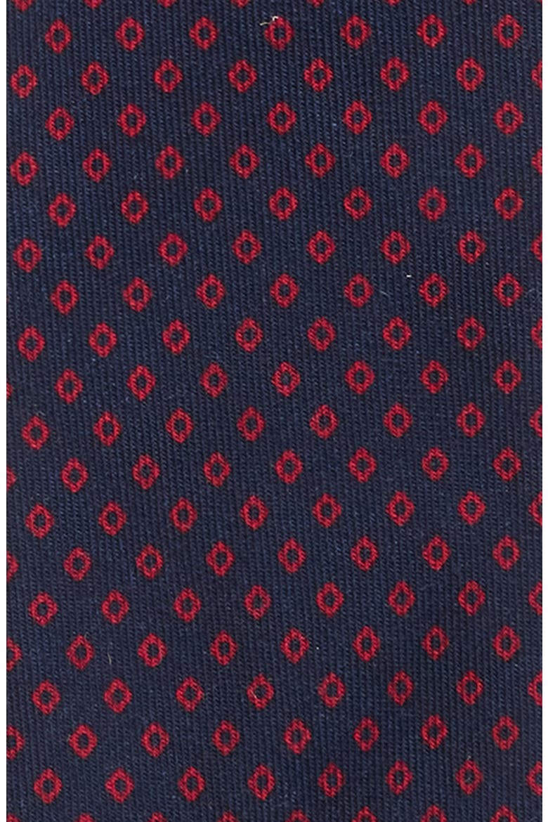 Diamond Dot Wool Tie, Alternate, color, NAVY RED DIAMOND DOT