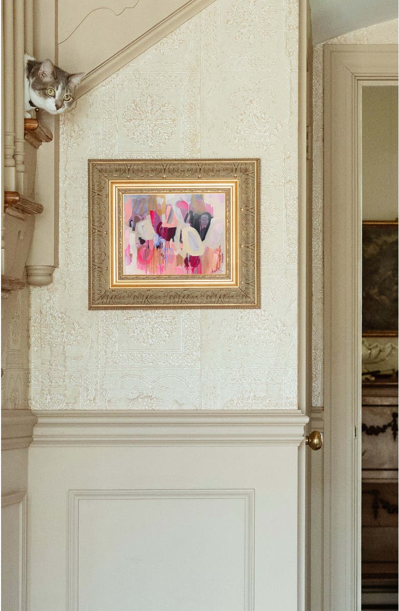 Bond & Grace Wandering, Wondering by by Deni Rayneau, 8x10 Art Print, Alternate, color, Pink