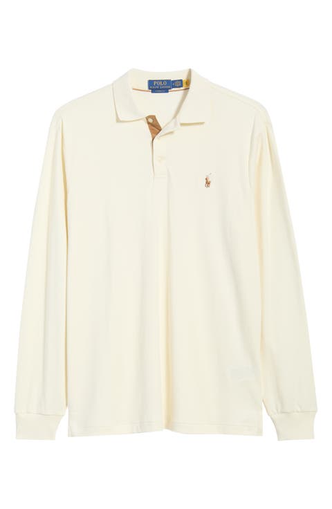 Long Sleeve Pima Cotton Polo