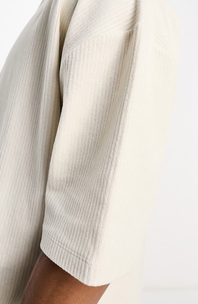 ASOS DESIGN Oversize Elbow Sleeve T-Shirt, Alternate, color, 