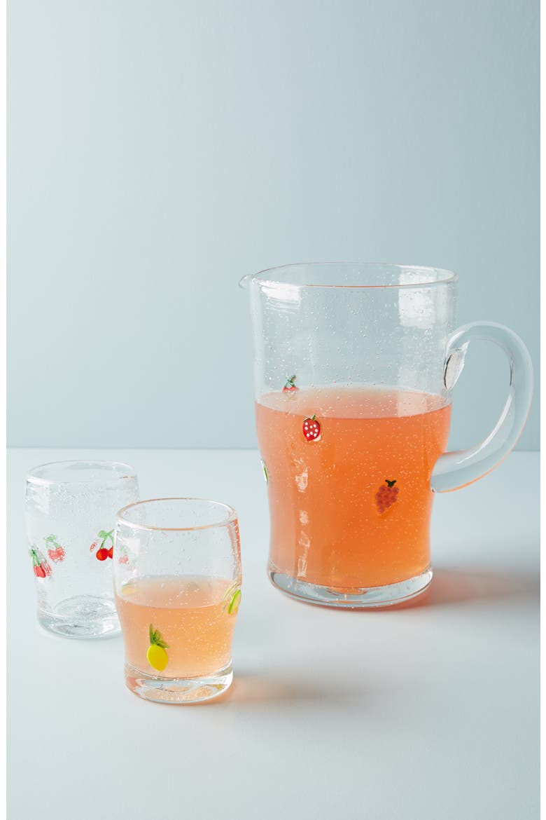 Anthropologie Gallion Juice Glass, Alternate, color, CHERRY