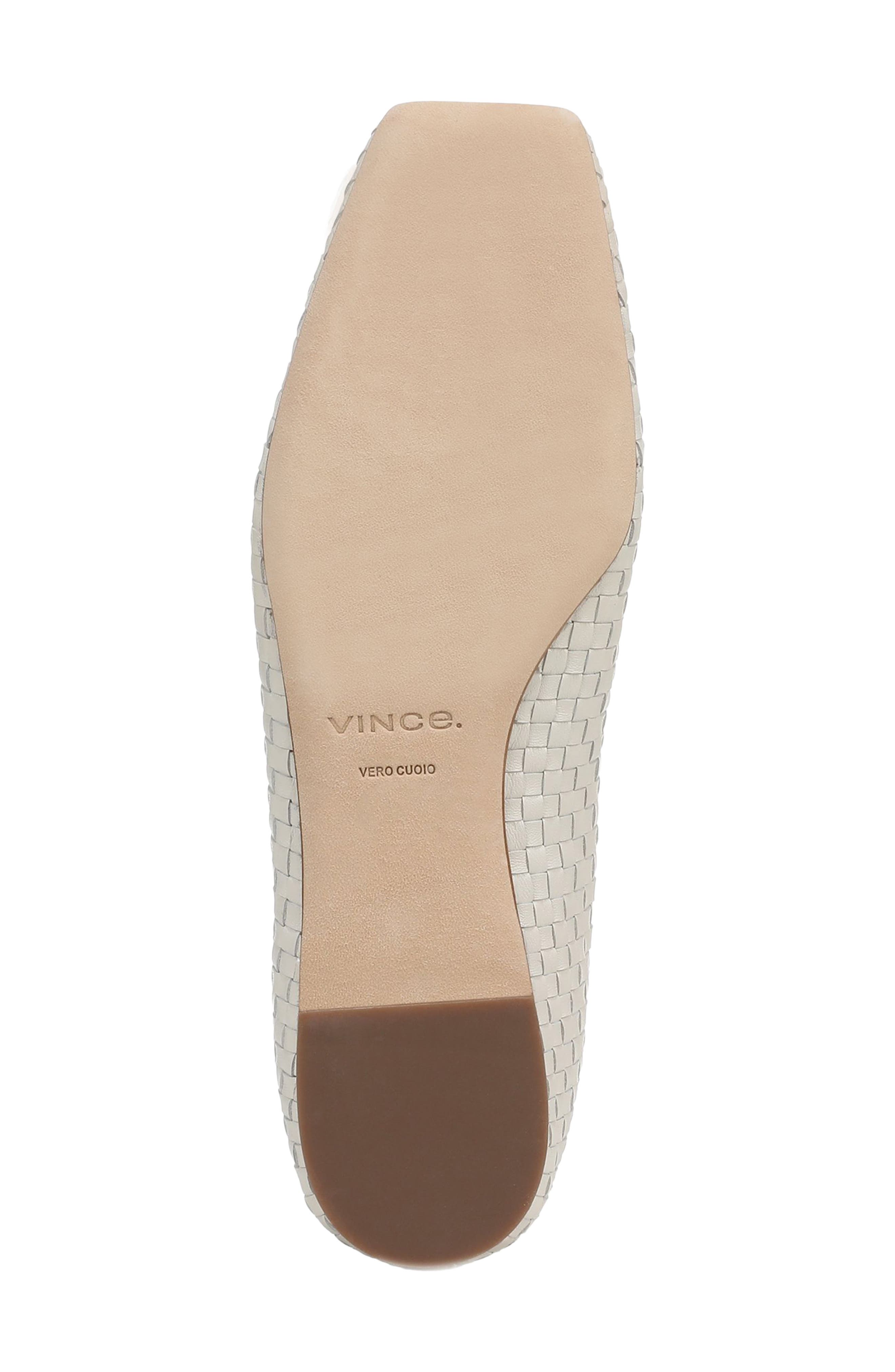 Darla Weave Ballet Flat, Alternate, color, MILK