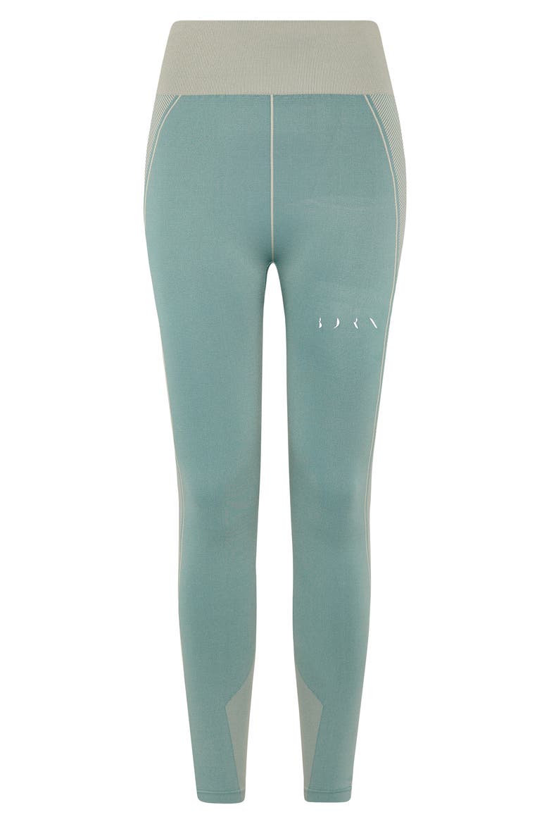 Buddha Seamless High Rise Sport Legging, Alternate, color, Deep Green/Grain