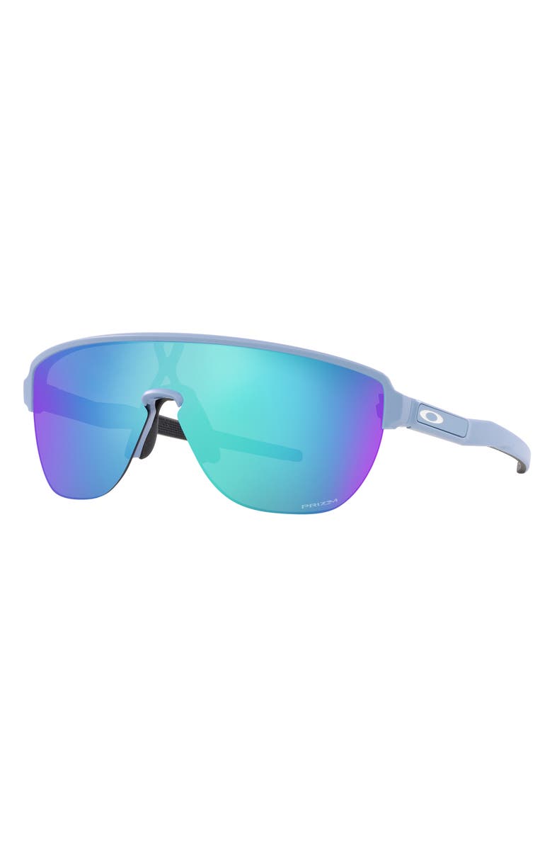 Oakley Corridor 42mm Semirimless Prizm<sup>™</sup> Shield Sunglasses, Alternate, color, Sapphire