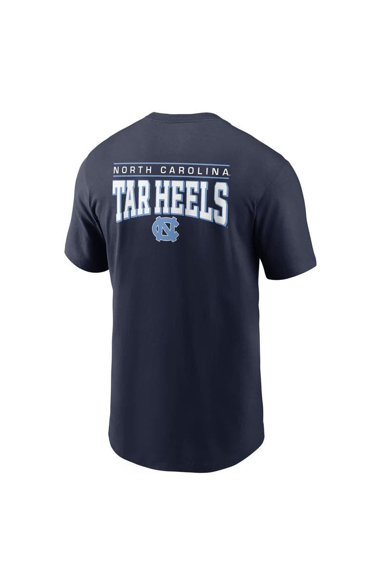 Jordan Brand Men's Jordan Brand Navy North Carolina Tar Heels 2-Hit T-Shirt, Alternate, color, 