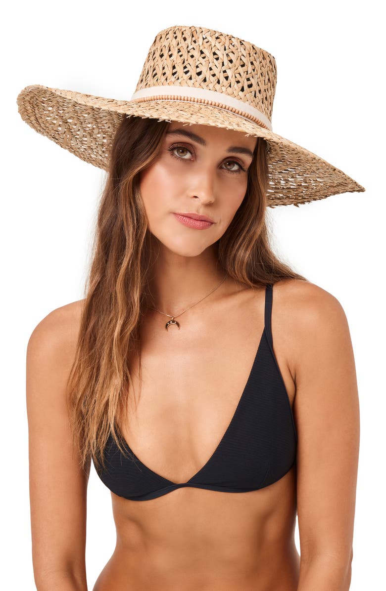 LSPACE Marbella Straw Hat, Alternate, color,