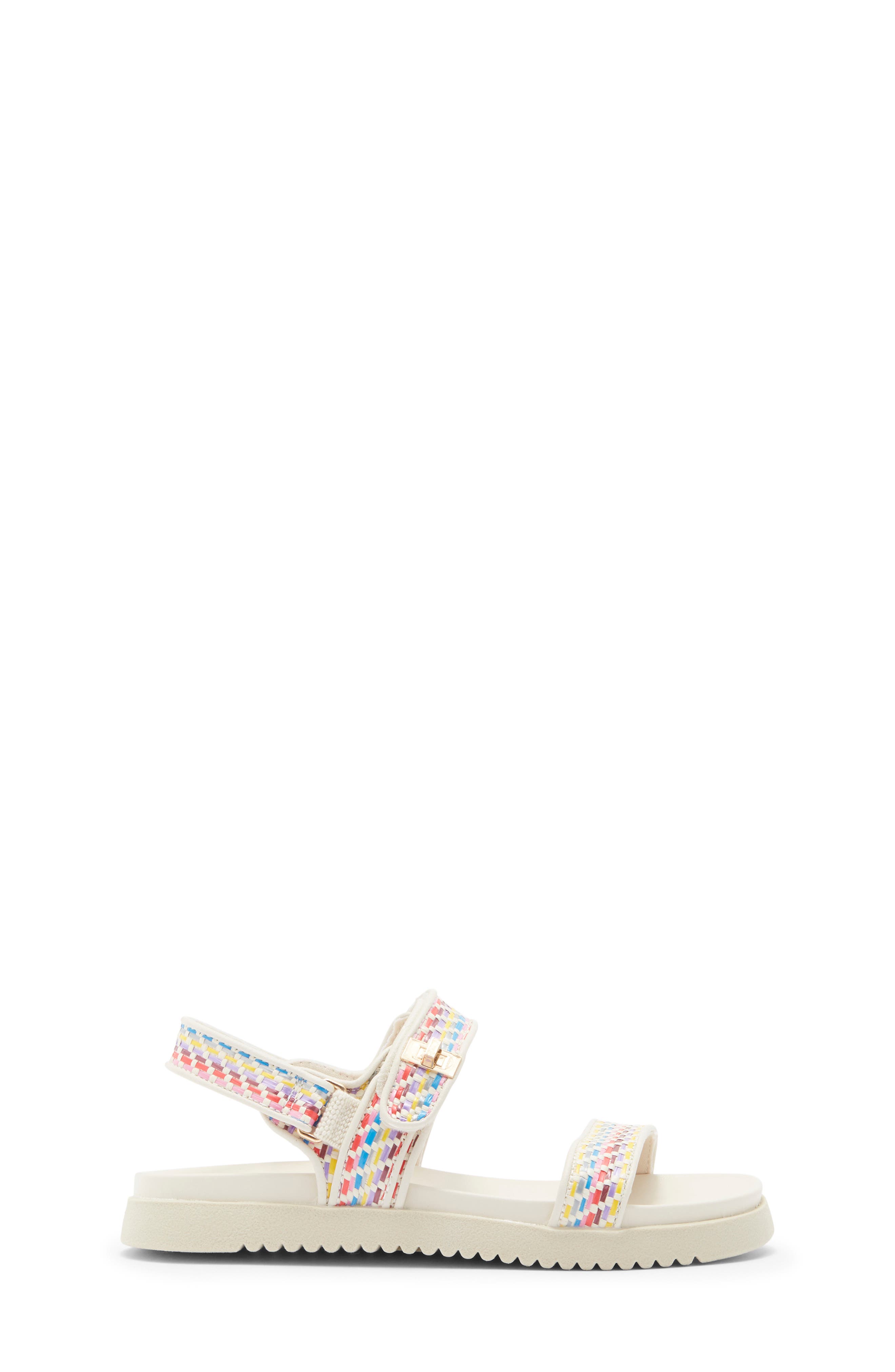 Kids' JBreen Platform Sandal, Alternate, color, STRIPE/ MULTI