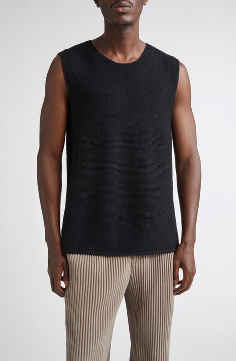 Rustic Knit Sweater Vest