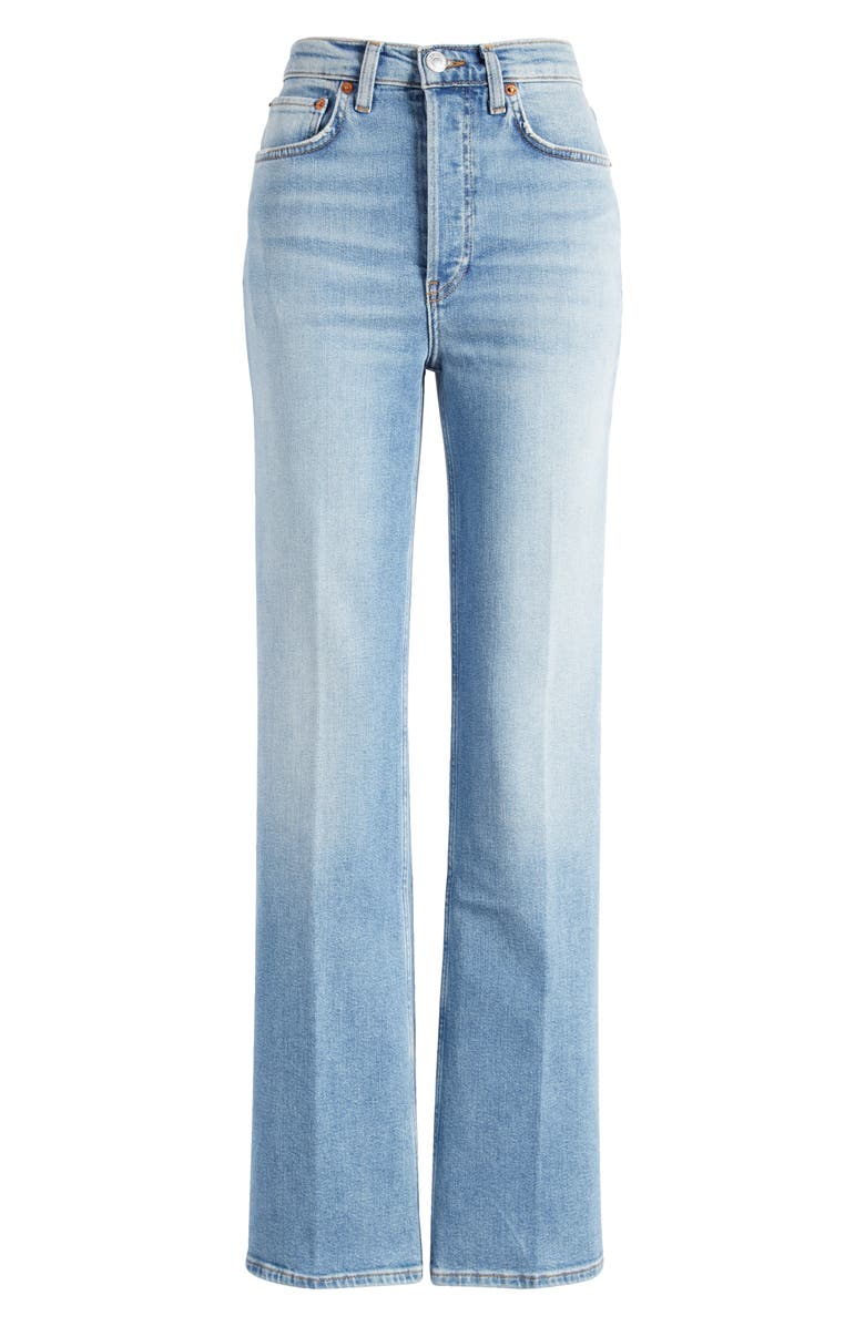 Re/Done '70s High Waist Ankle Bootcut Jeans, Alternate, color, 