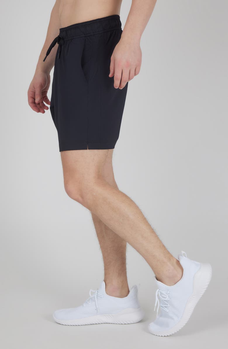 90 DEGREE BY REFLEX Power Piqué Stretch Knit Shorts, Alternate, color,
