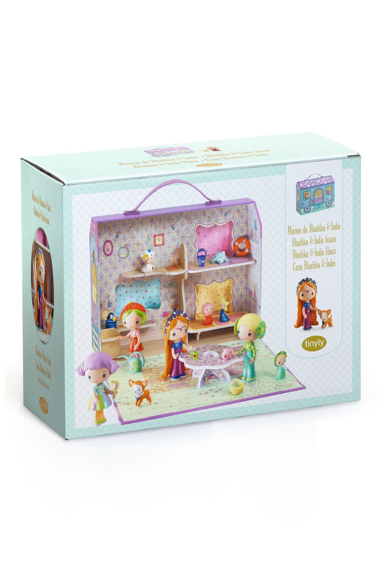 Tinyly Bluchka & Indie House Playset, Main, color, MULTI