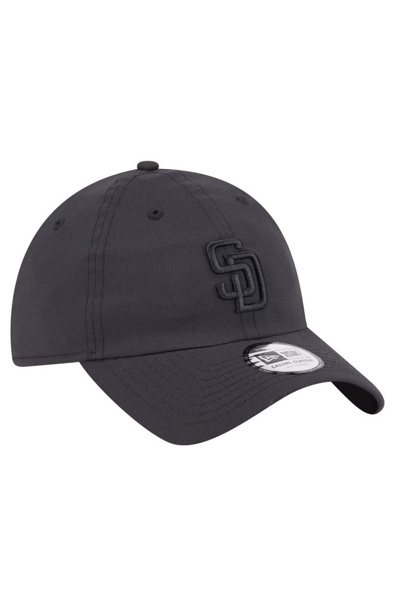 New Era Men's New Era Black San Diego Padres Ripstop Casual Classic Adjustable Hat, Alternate, color, 