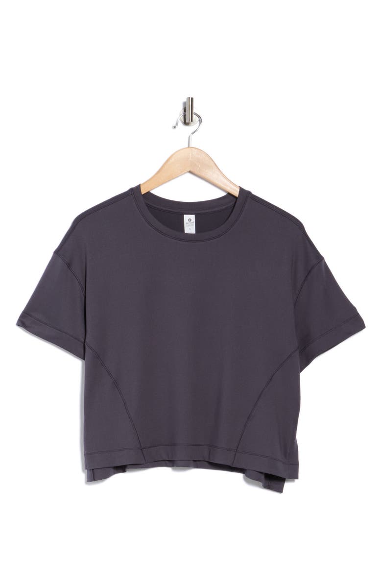 90 DEGREE BY REFLEX Super Soft Echo High/Low Boxy Top, Alternate, color, Moonless Night