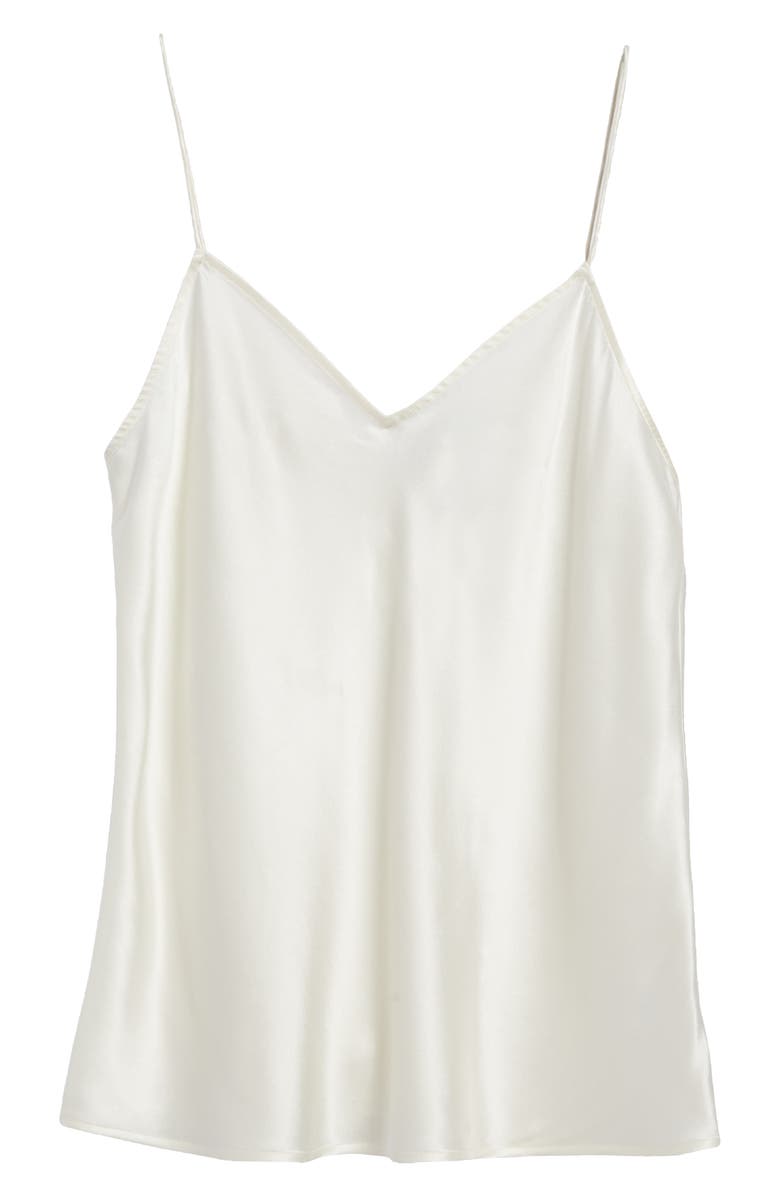 PAIGE Cicely Silk Camisole, Alternate, color, White
