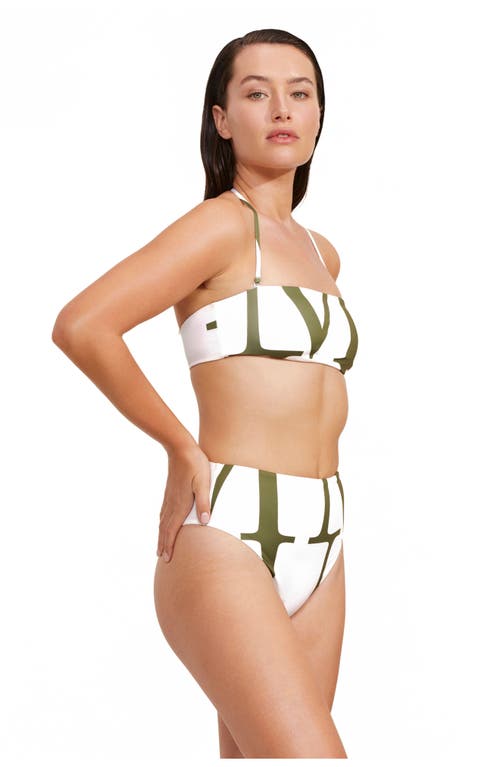 Luma Gottex Signature Bandeau Tube Bikini Top In Multi