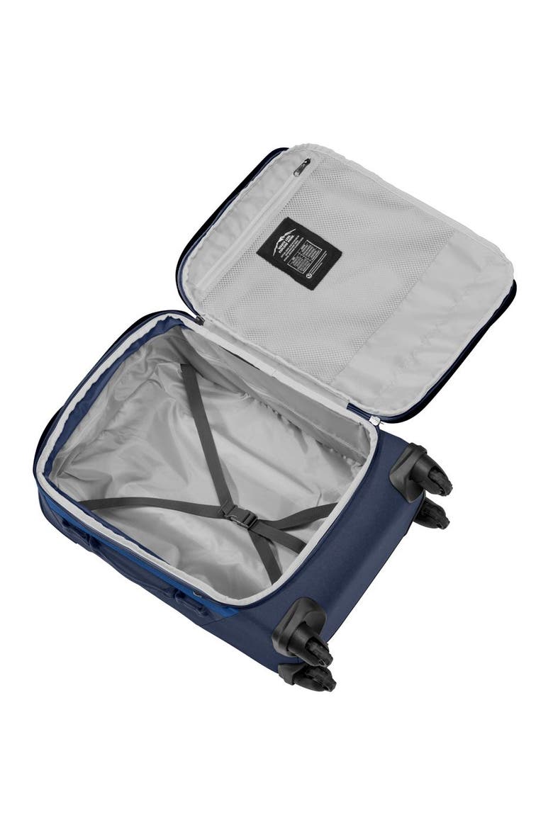 Expanse 4 Wheeled 22 Inch Carry on Luggage, Alternate, color, Pilot Blue