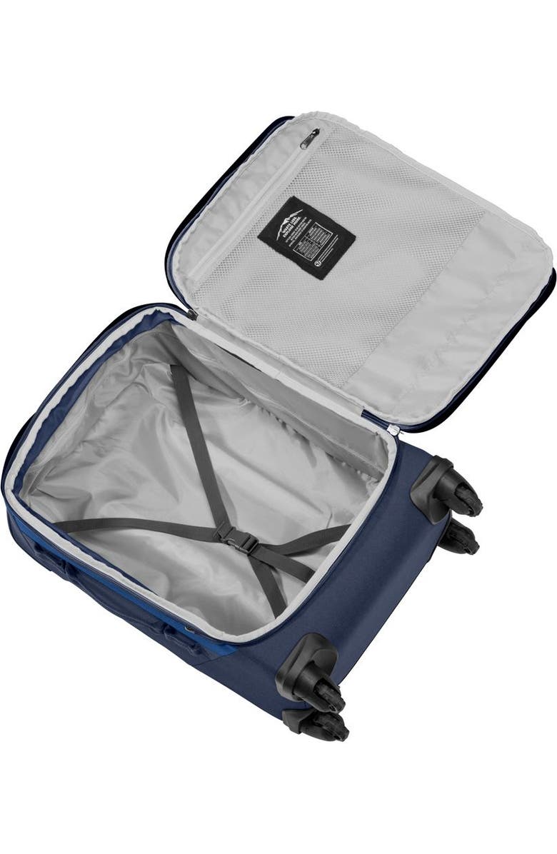 EAGLE CREEK Expanse 4 Wheeled 22 Inch Carry on Luggage, Alternate, color, Pilot Blue